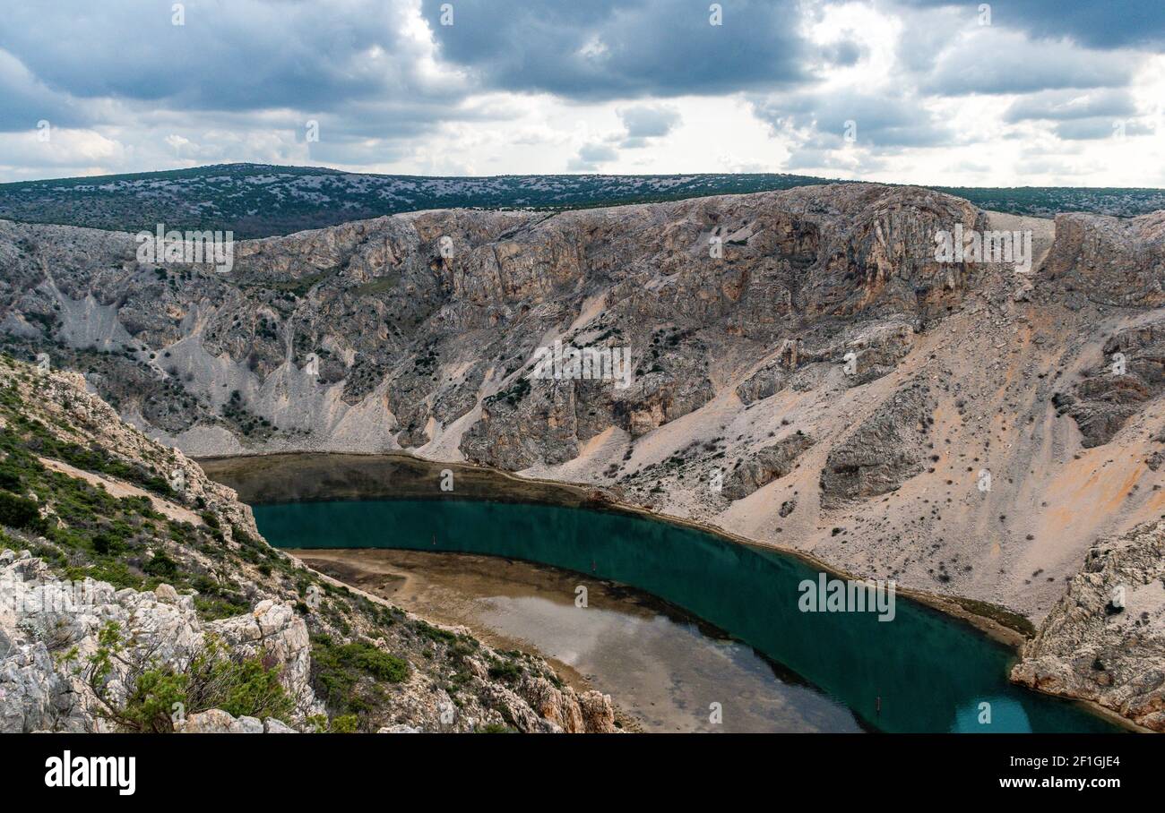 Zrmanja river canyon Stock Photo