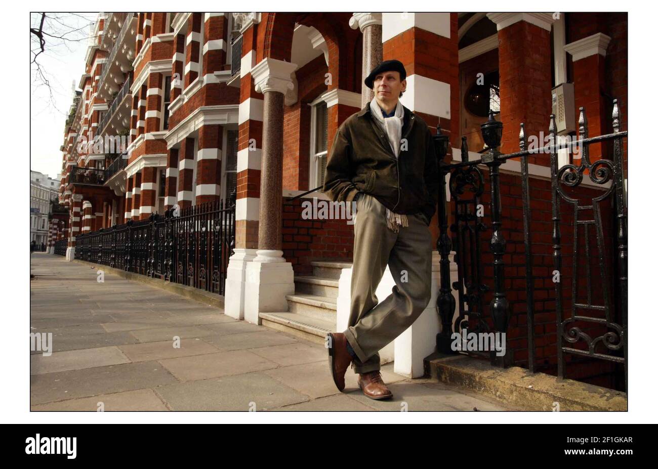 Richard C. Zimler.......Portugal based American writer photographed in London .pic David Sandison 3/3/2004 Stock Photo