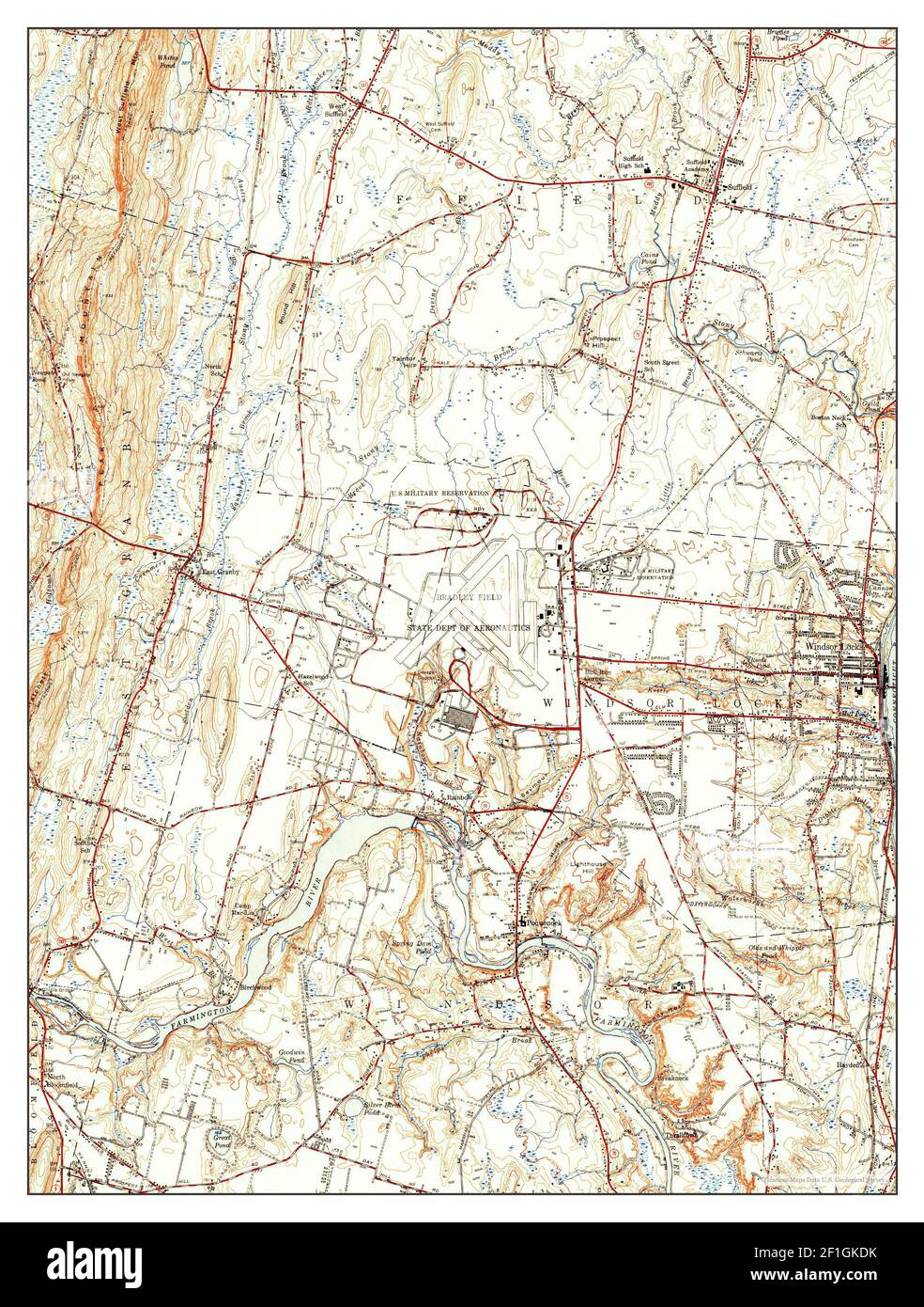 Windsor Locks Ct Map Windsor Locks, Connecticut, Map 1953, 1:31680, United States Of America By  Timeless Maps, Data U.s. Geological Survey Stock Photo - Alamy