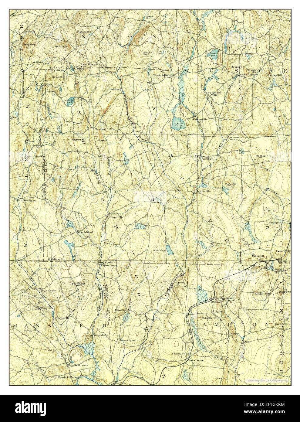 Woodstock map Cut Out Stock Images &amp; Pictures - Alamy