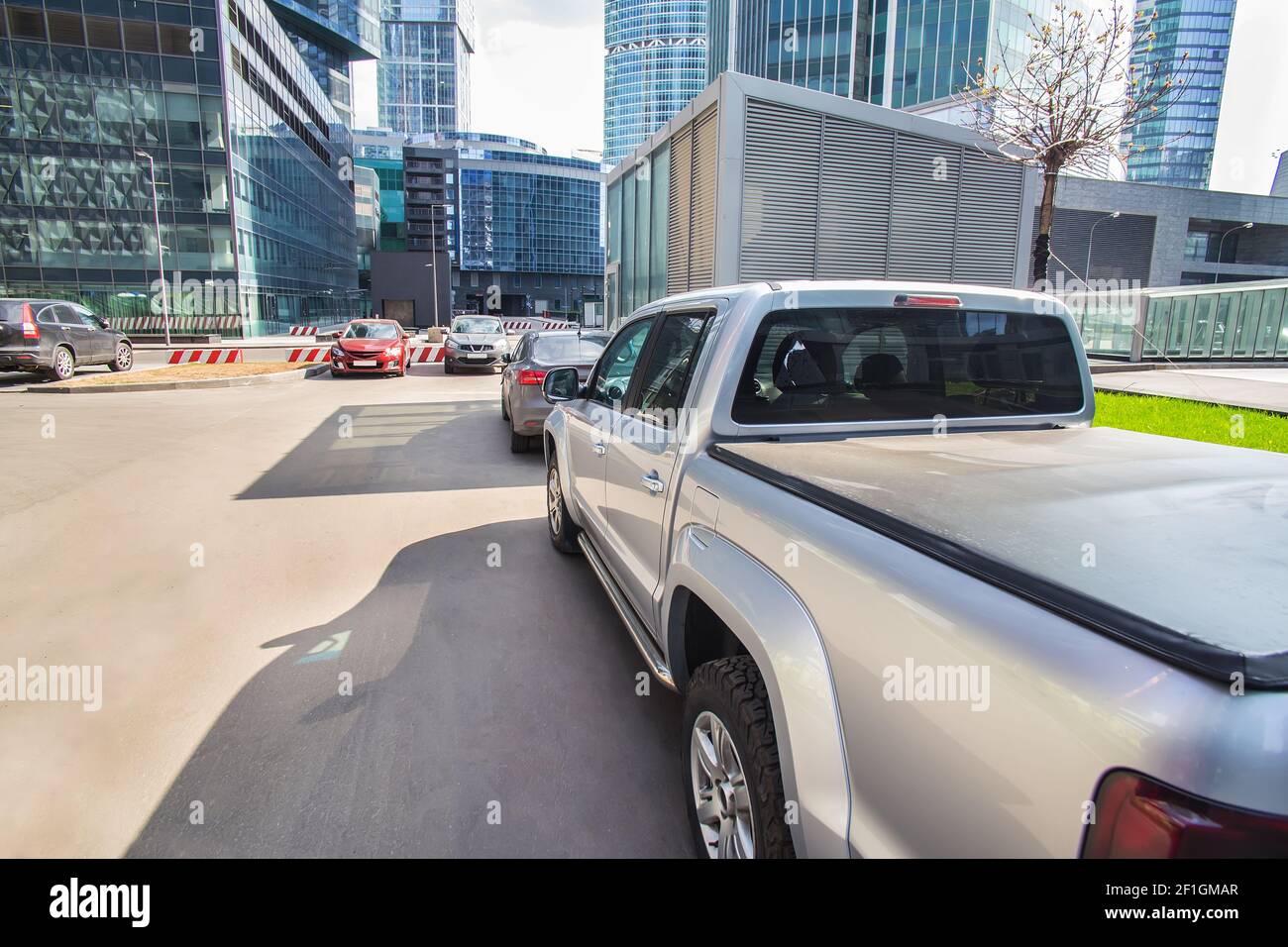 Car parking area in office hi-res stock photography and images - Alamy