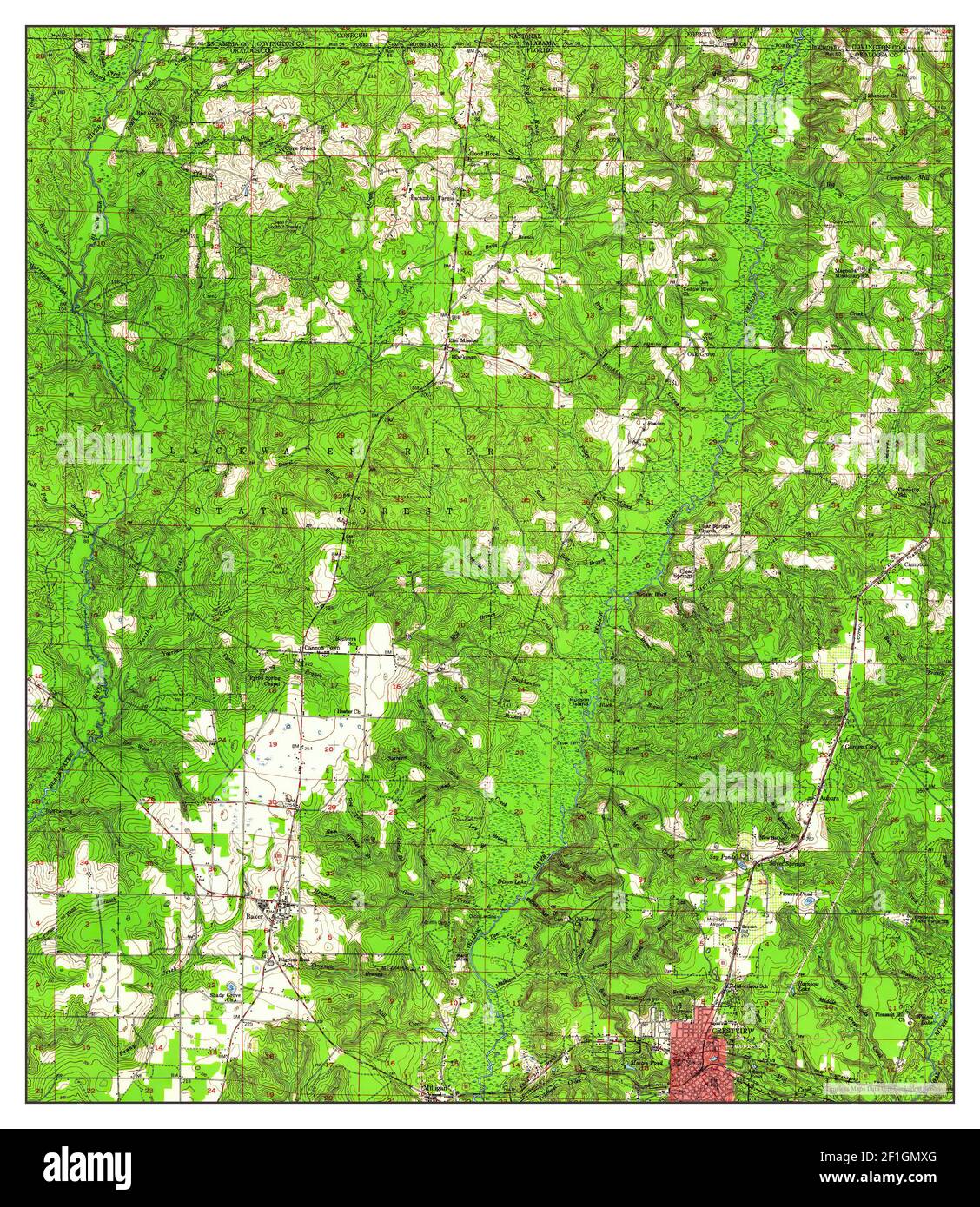 Crestview Florida map 1949 1 62500 - Crestview Florida Map 1949 162500 United States Of America By Timeless Maps Data Us Geological Survey 2F1GMXG