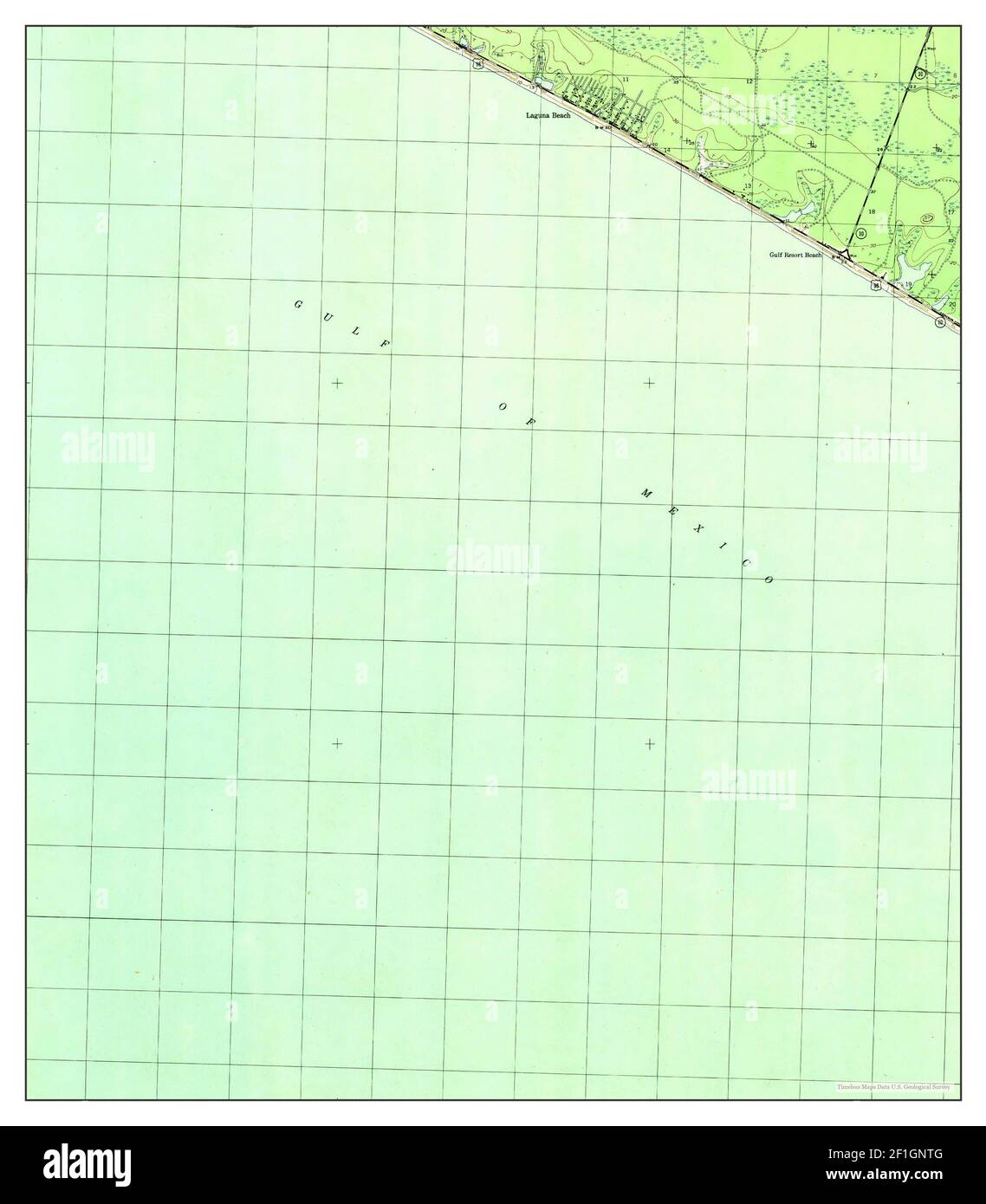 Laguna Beach Florida map 1943 - Laguna Beach Florida Map 1943 131680 United States Of America By Timeless Maps Data Us Geological Survey 2F1GNTG 