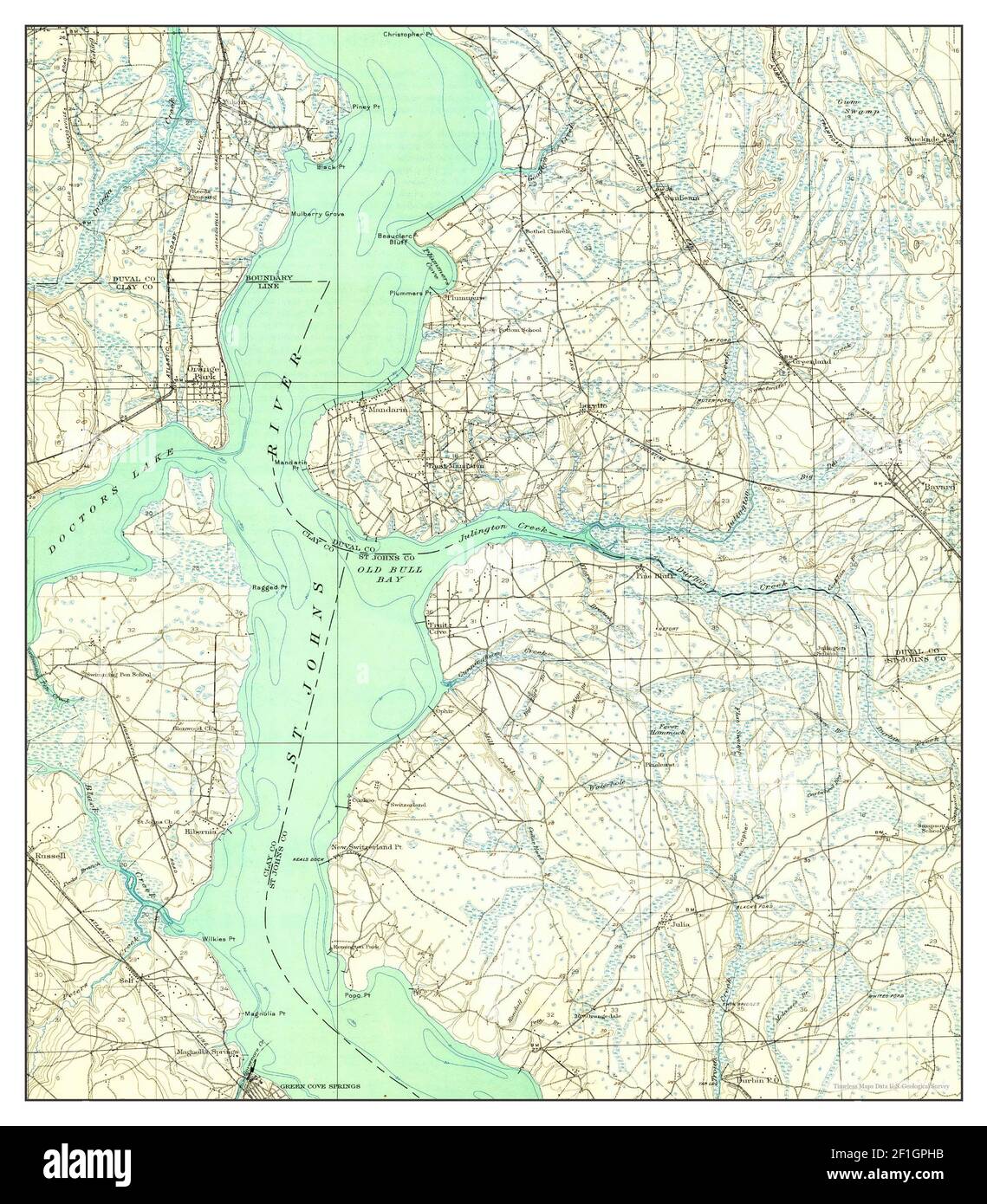 Cool Orange Park Florida Map Free Photos