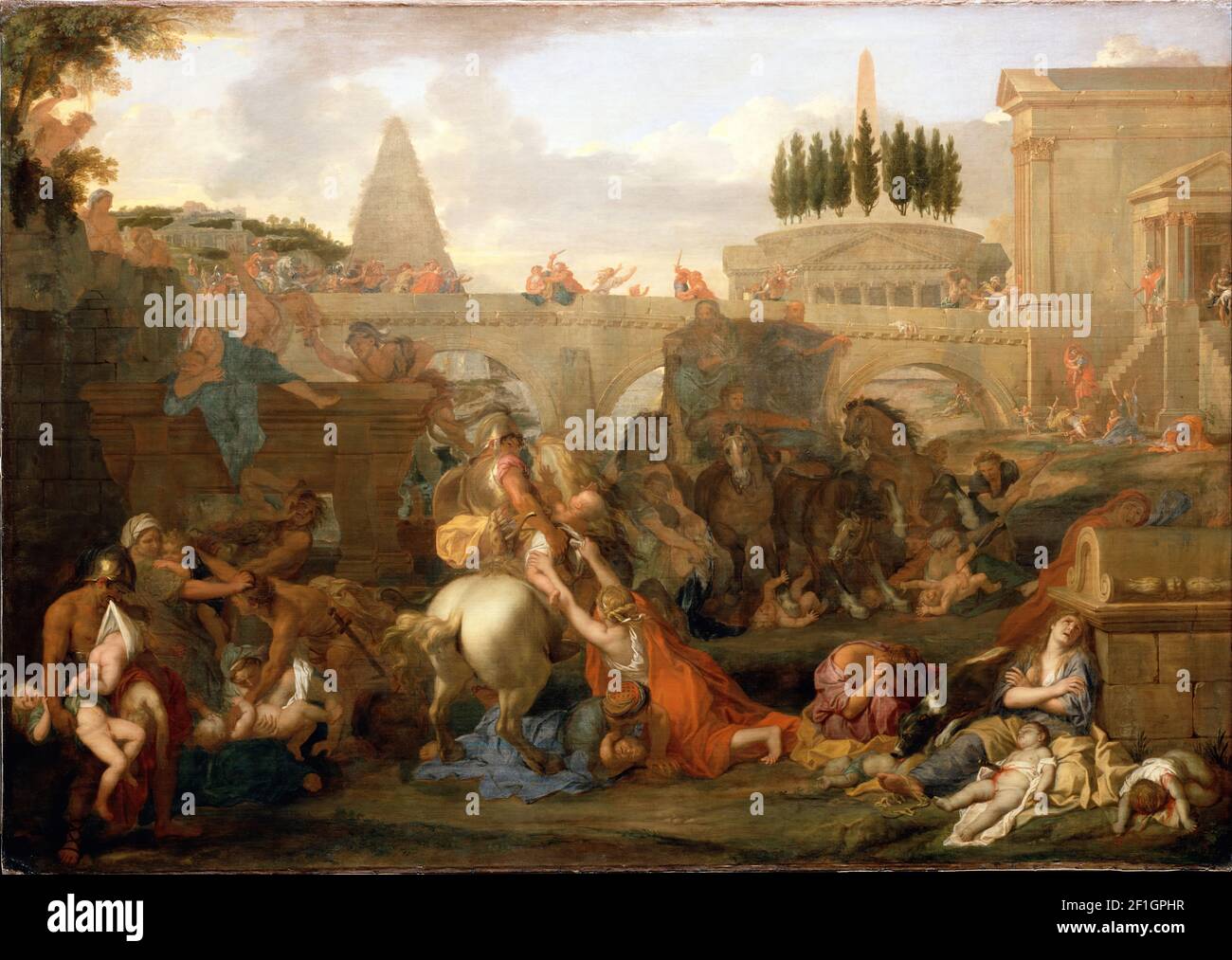 Le Brun, Charles - The Massacre of the Innocents Stock Photo