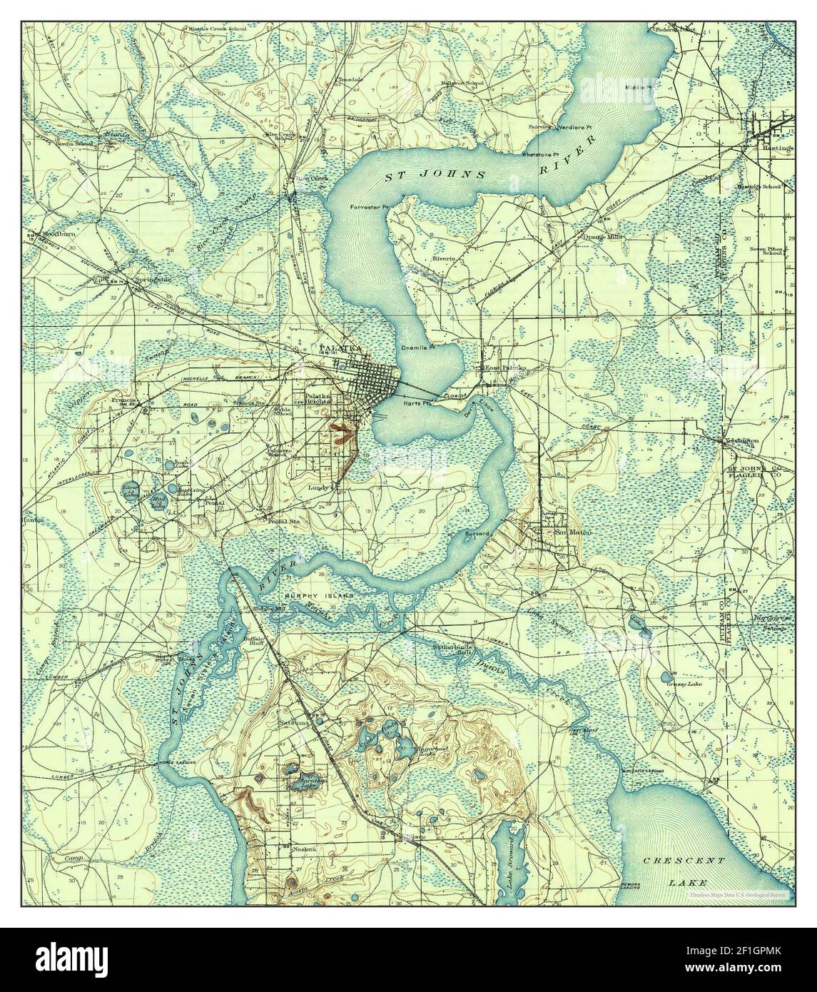 Latest Palatka Florida Map Free Photos