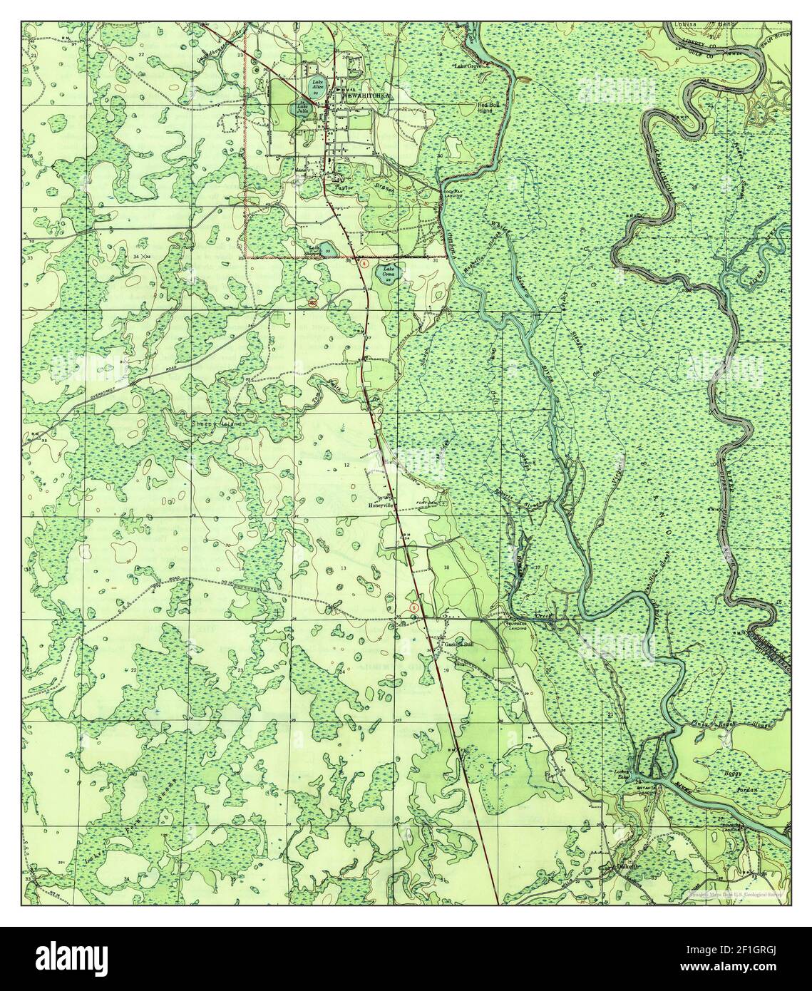 Map of wewahitchka hires stock photography and images Alamy