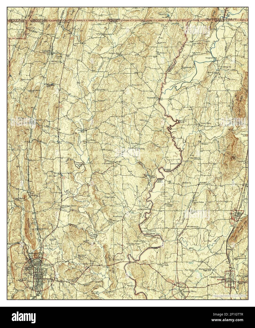 Dalton, map 1943, 162500, United States of America by