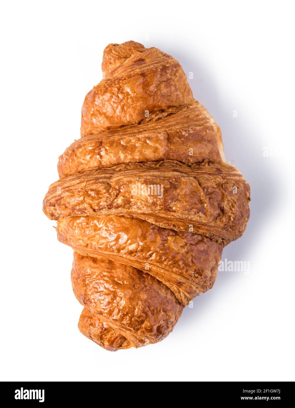 Freshly baked croissants Stock Photo