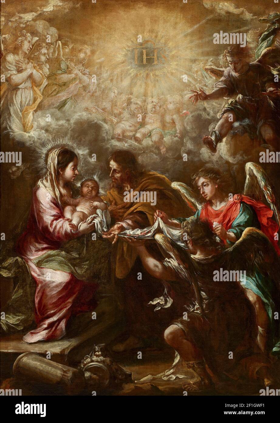 Juan De Valds Leal - The Naming of Jesus Stock Photo - Alamy