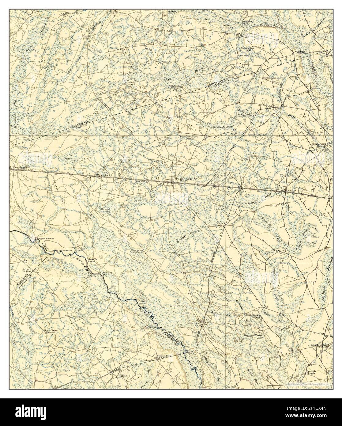 Pembroke, map 1920, 162500, United States of America by