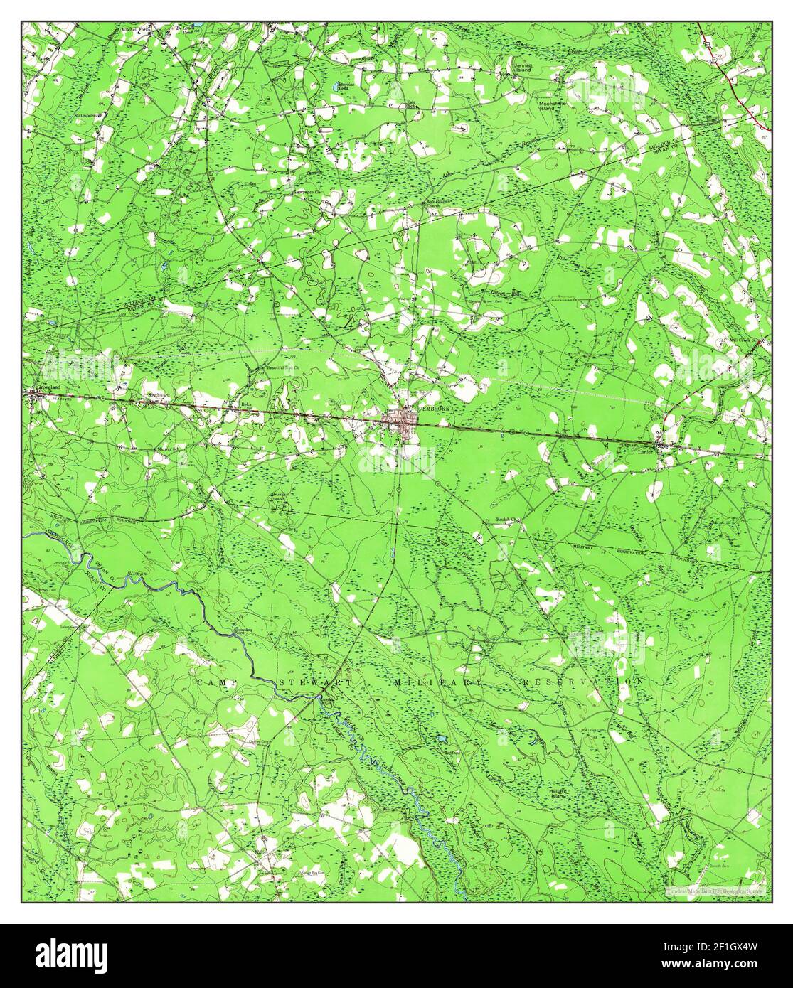Pembroke, map 1948, 162500, United States of America by Timeless Maps, data U.S