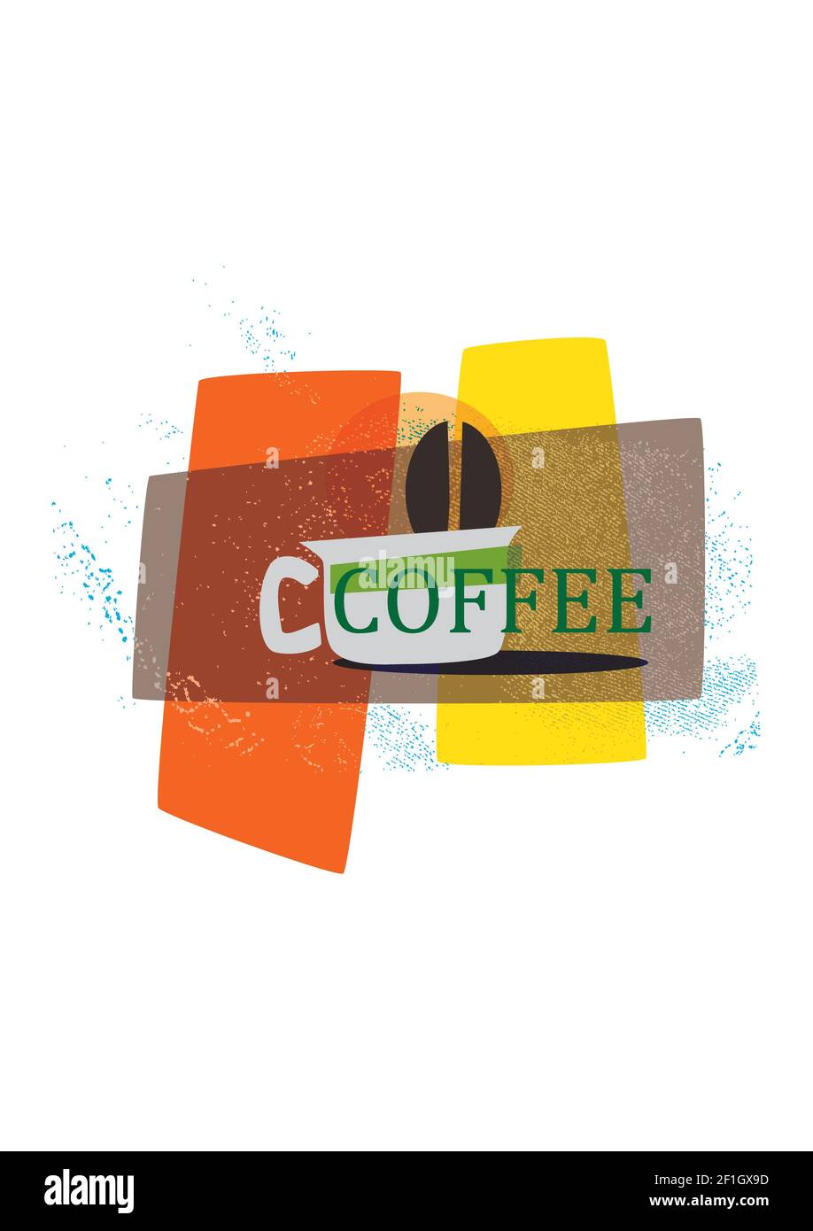 Coffee Illustration With Vintage Taste Stock Photo Alamy Coffee Illustration With Vintage Taste Stock Photo Alamy