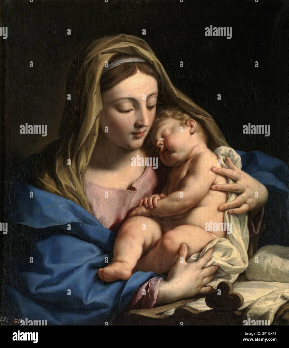 Francesco Trevisani - The Virgin and Child Stock Photo