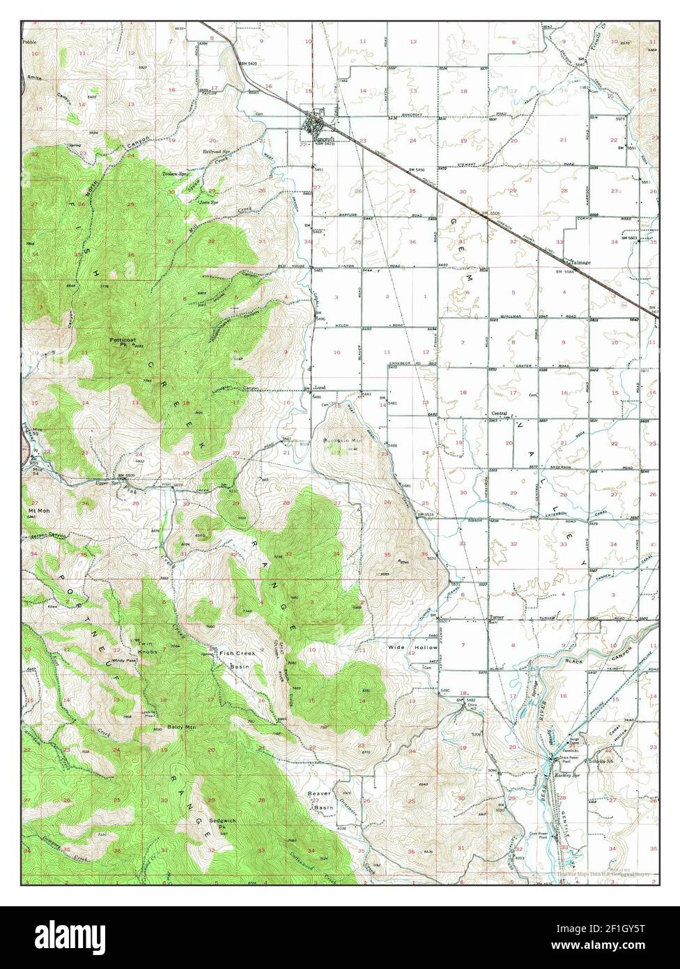 Bancroft map hires stock photography and images Alamy