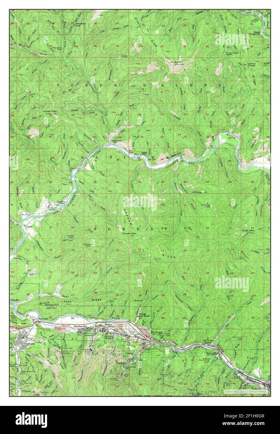 Map of kellogg hires stock photography and images Alamy