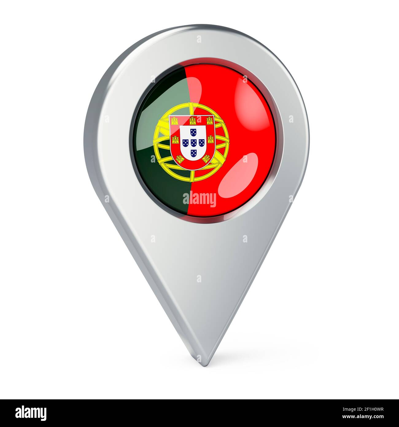 3D map illustration of Portugal 12037448 PNG