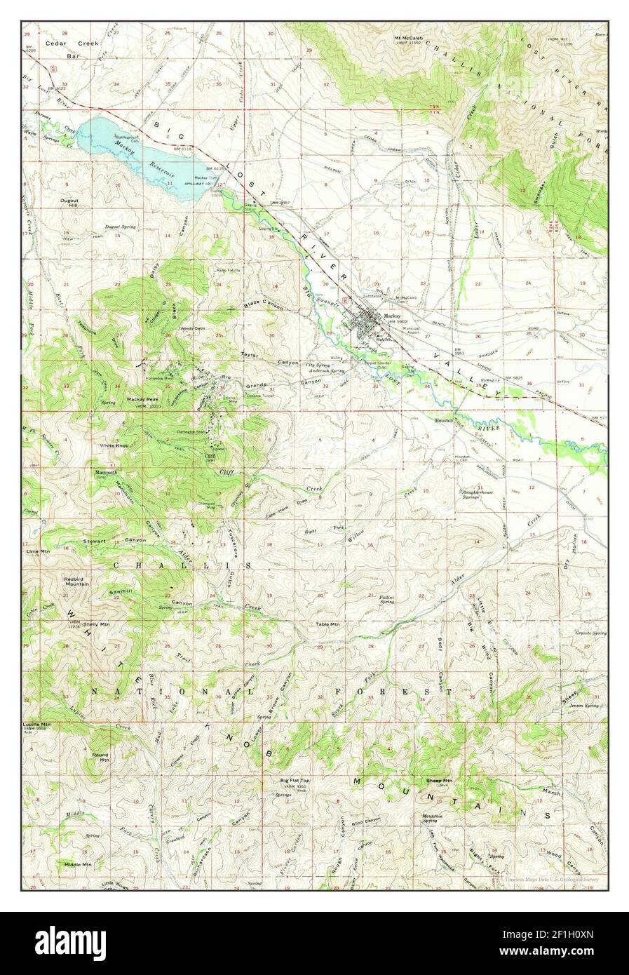 Mackay Idaho Trail Map Mackay Idaho High Resolution Stock Photography And Images - Alamy