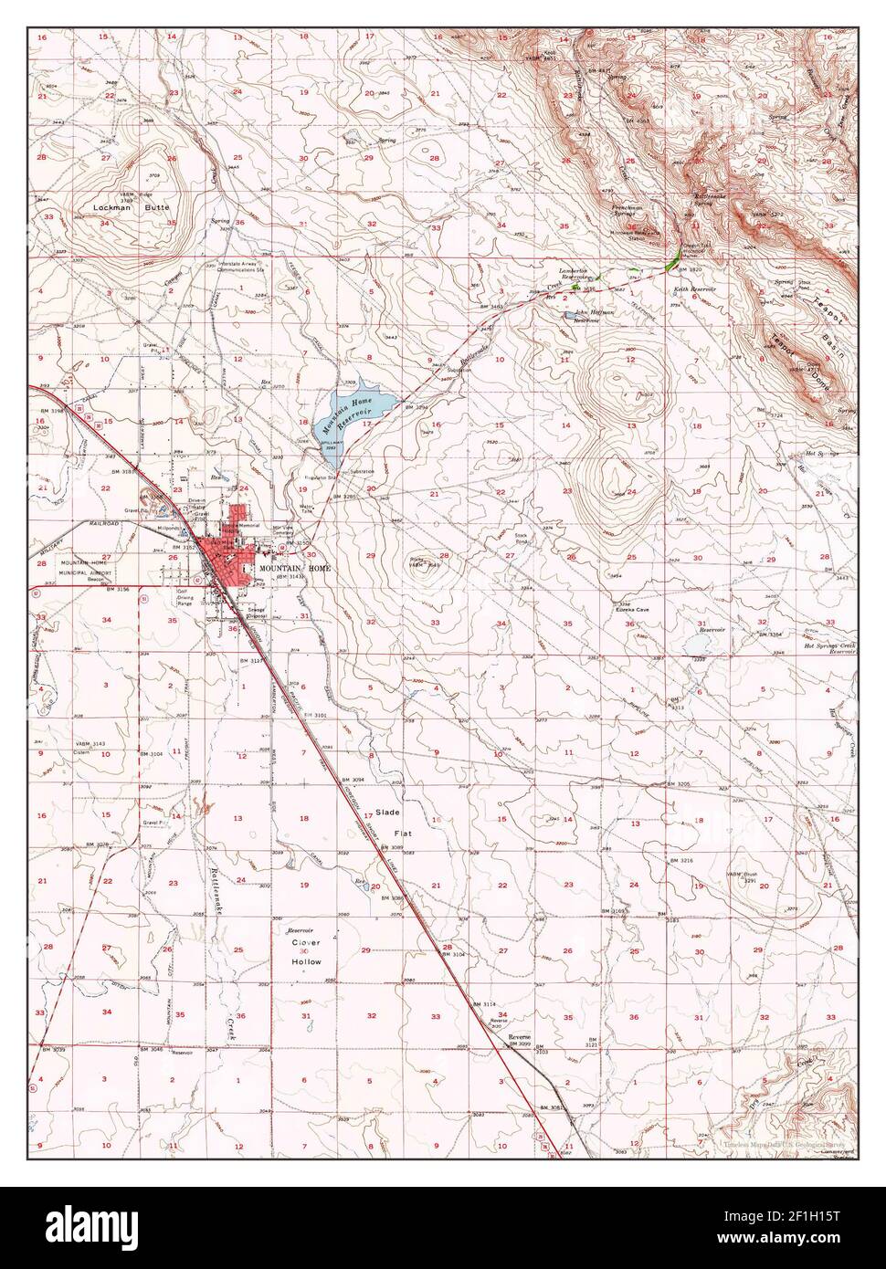 Mountain Home Idaho Map Mountain Home, Idaho, Map 1956, 1:62500, United States Of America By  Timeless Maps, Data U.s. Geological Survey Stock Photo - Alamy
