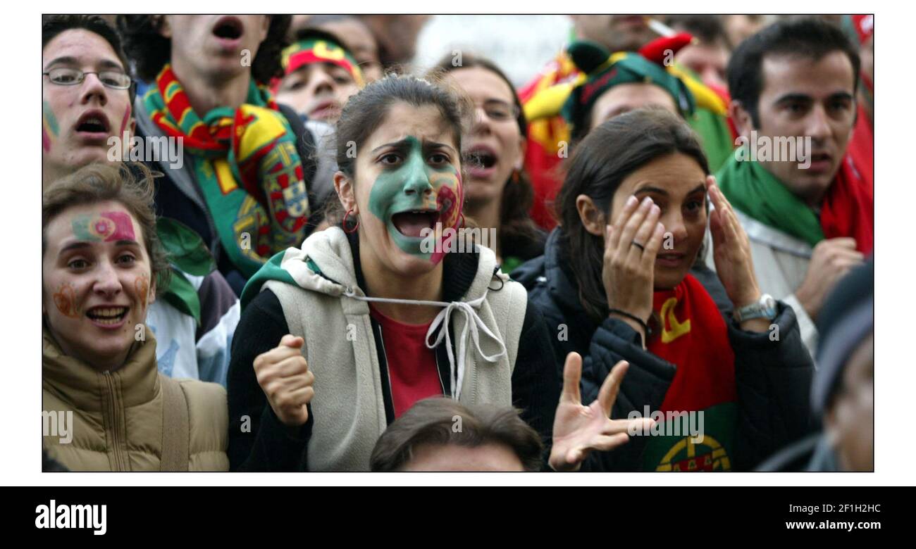 Euro 2004 england fans hi-res stock photography and images