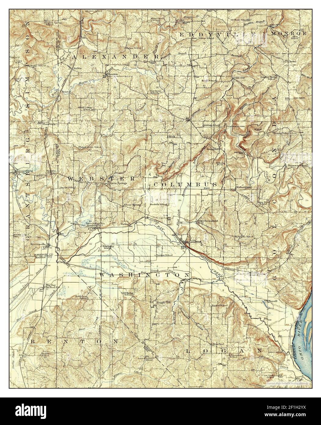 Map of brownfield hires stock photography and images Alamy