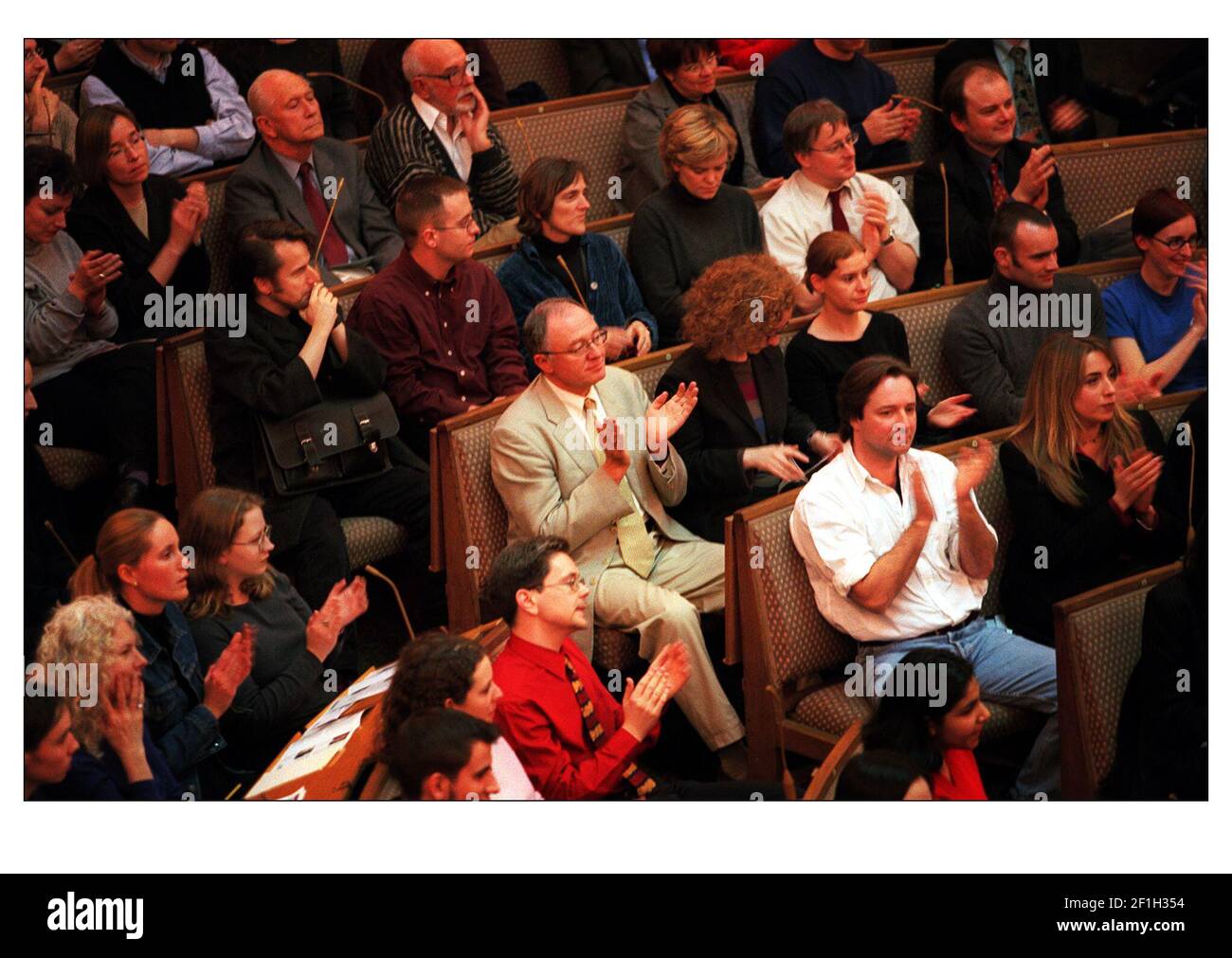 Ken Livingstone MP February 2000at Guardian London Mayor event at Church hall Westminster Stock Photo