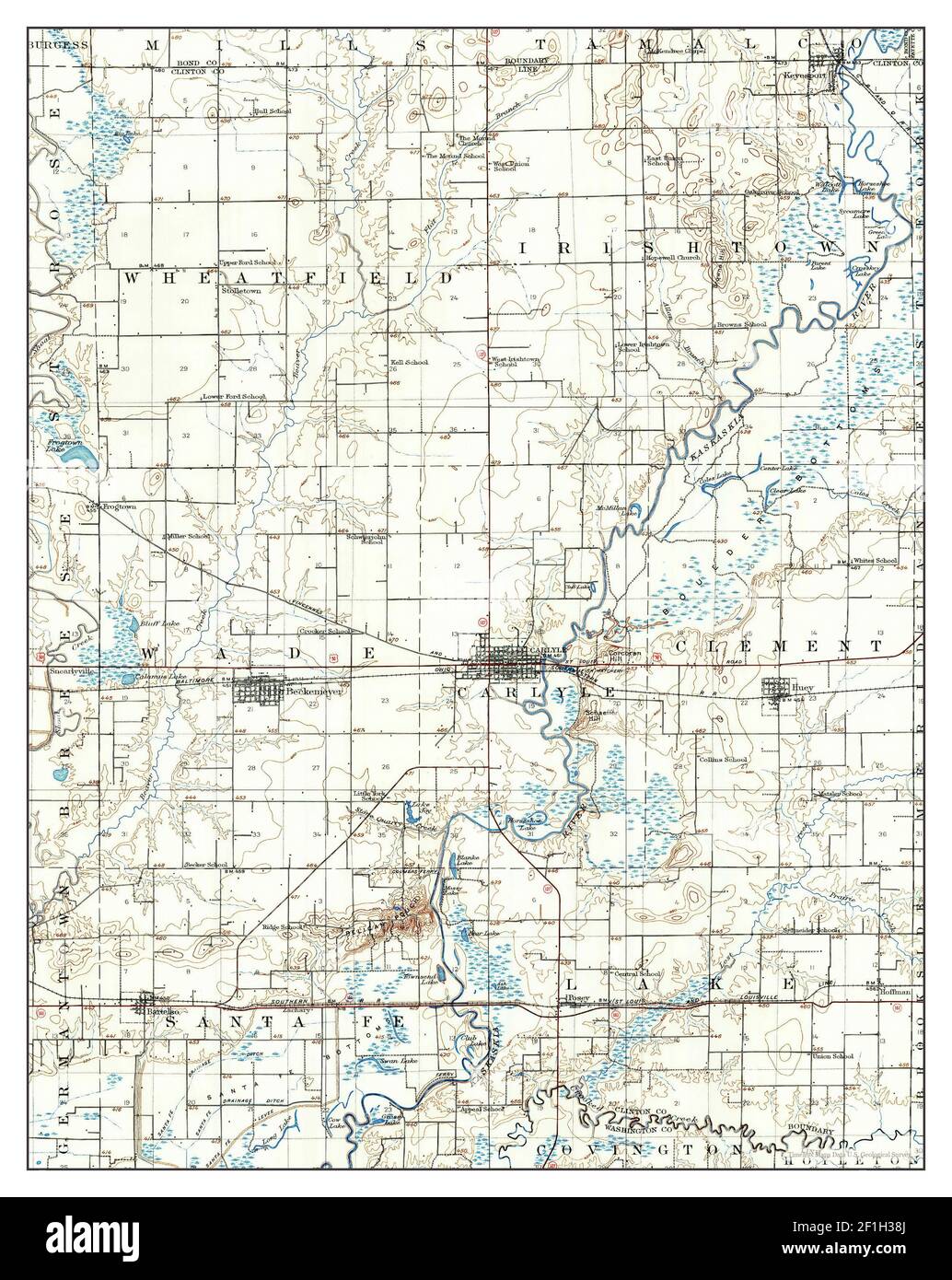 Carlyle map hires stock photography and images Alamy