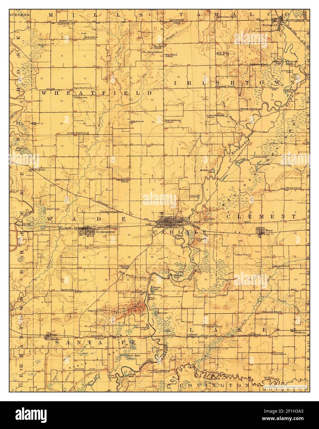 Carlyle map hires stock photography and images Alamy