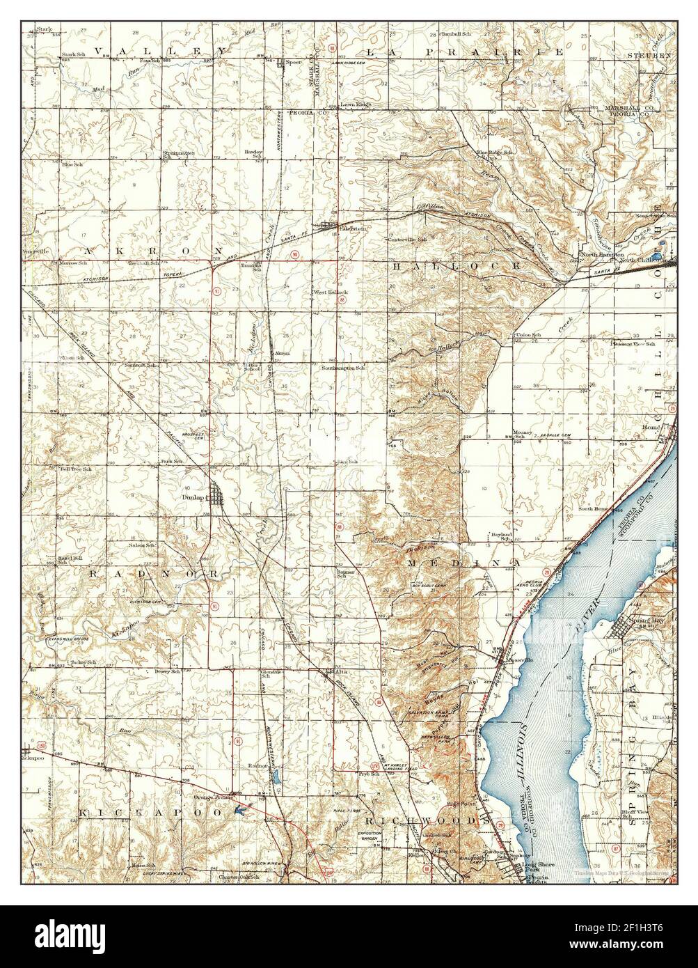 Map of dunlap hires stock photography and images Alamy