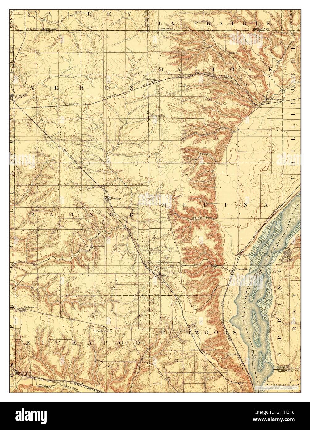 Dunlap map Cut Out Stock Images & Pictures Alamy