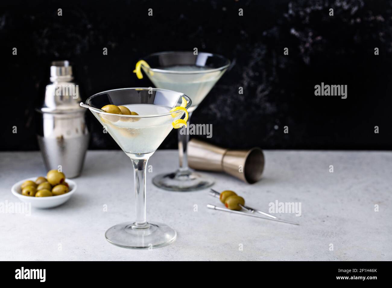 Classic lemon drop martini Stock Photo Alamy