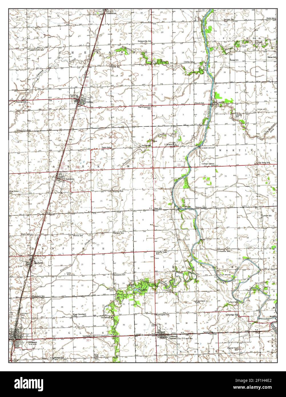 Map of gilman Cut Out Stock Images & Pictures Alamy
