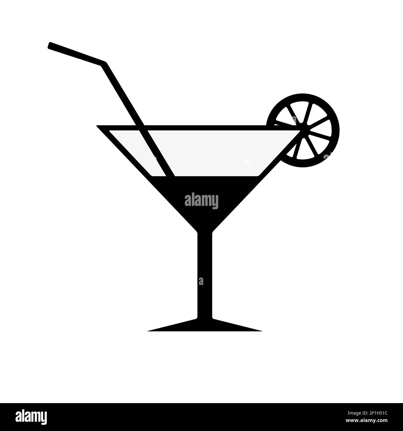 Cocktail glass icon hi-res stock photography and images - Alamy
