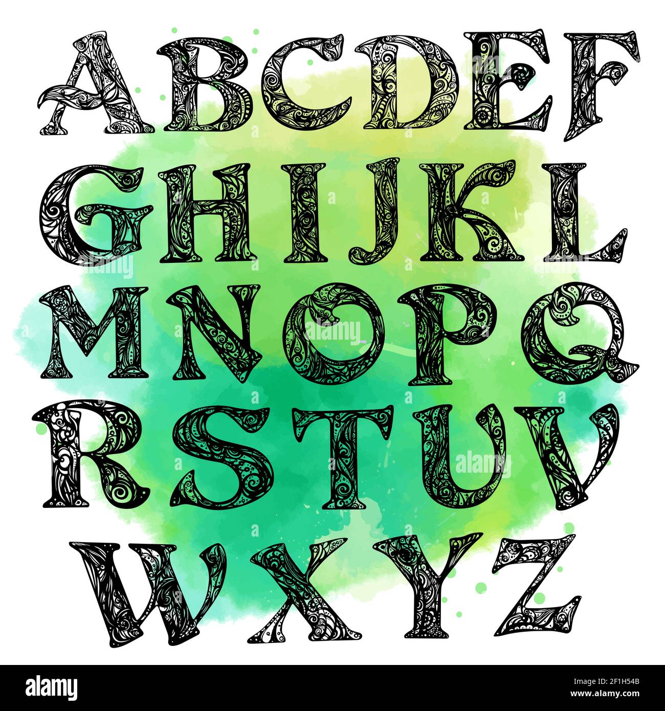 Vector Alphabet. Calligraphy font. Hand Lettering for Designs - logos,  badges, postcards, posters, prints. Modern brush handwriting Typography  Stock Vector Image & Art - Alamy, Calligraphy - valleyresorts.co.uk