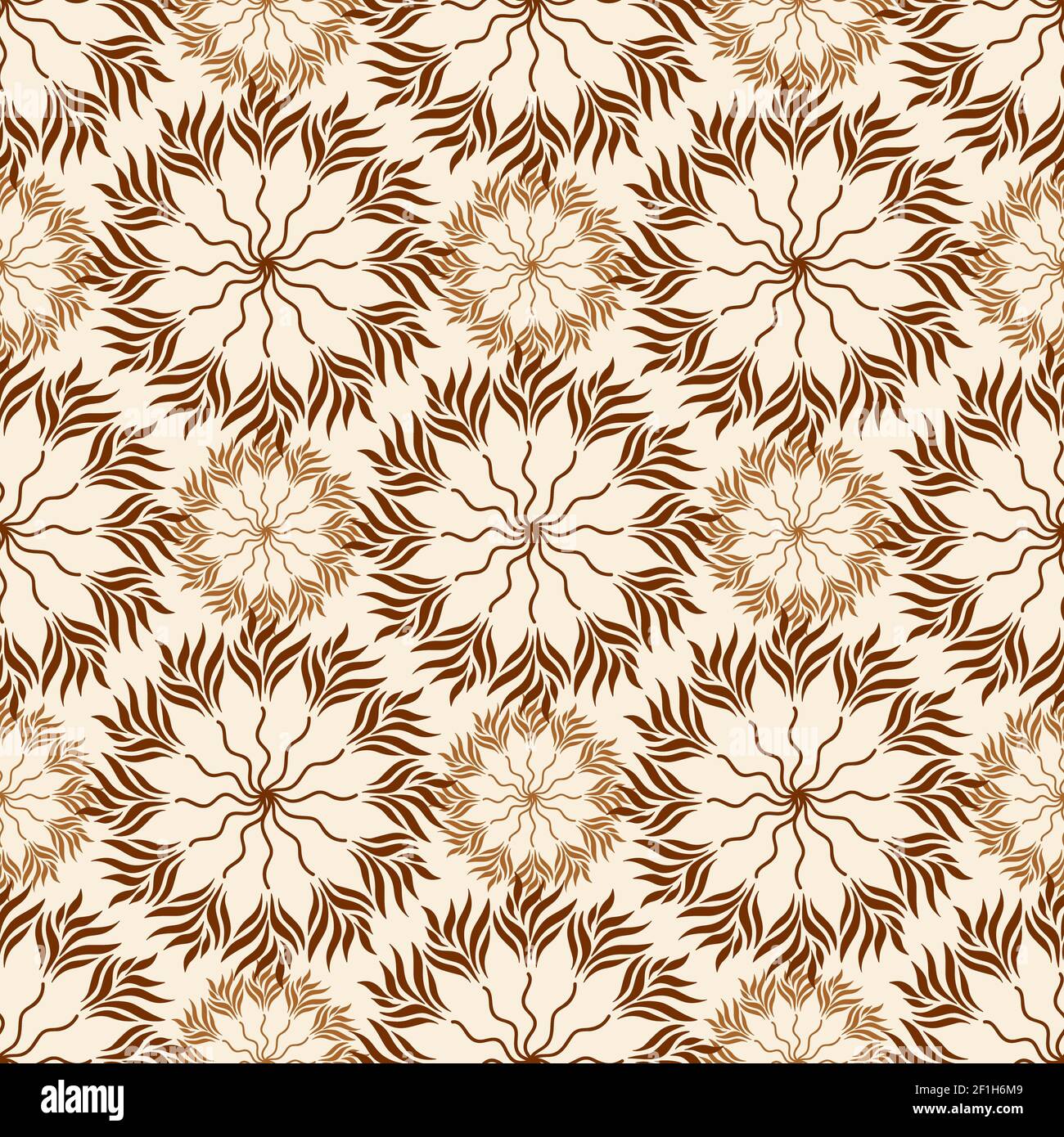 Seamless pattern of green leaves on a white background Stock Photo - Alamy