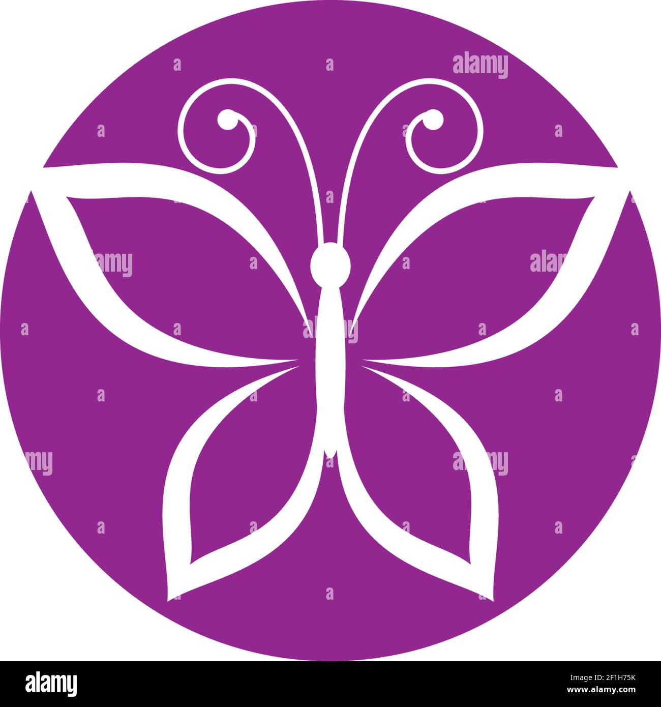 Butterfly logo template vector icon illustration design Stock Vector ...