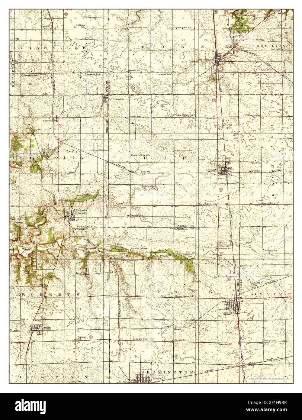 Map of wenona hires stock photography and images Alamy