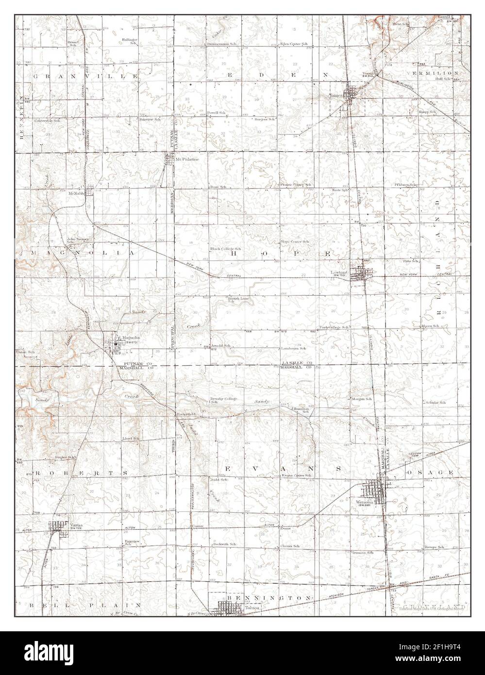 Map of wenona hires stock photography and images Alamy