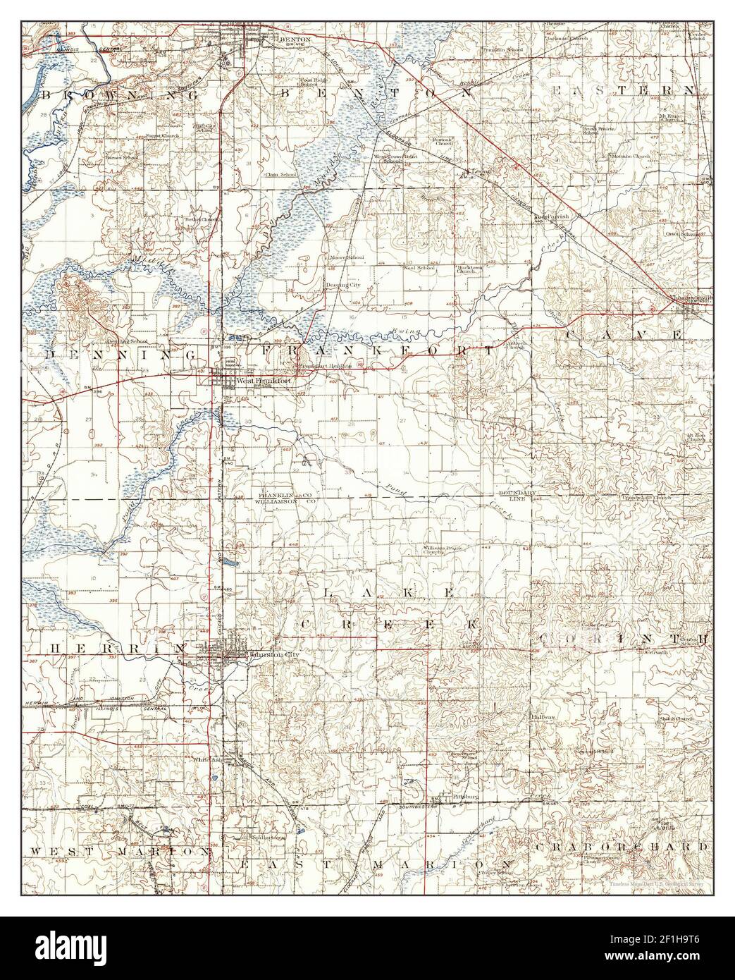 West Frankfort Il Map West Frankfort, Illinois, Map 1941, 1:62500, United States Of America By  Timeless Maps, Data U.s. Geological Survey Stock Photo - Alamy