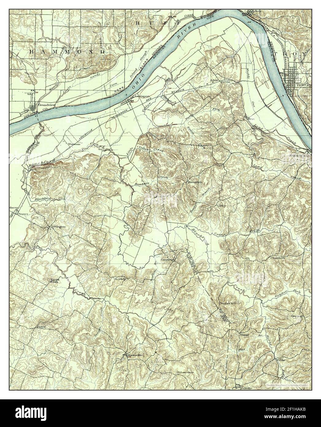 Tell City Indiana Map Tell City, Indiana, Map 1903, 1:62500, United States Of America By Timeless  Maps, Data U.s. Geological Survey Stock Photo - Alamy