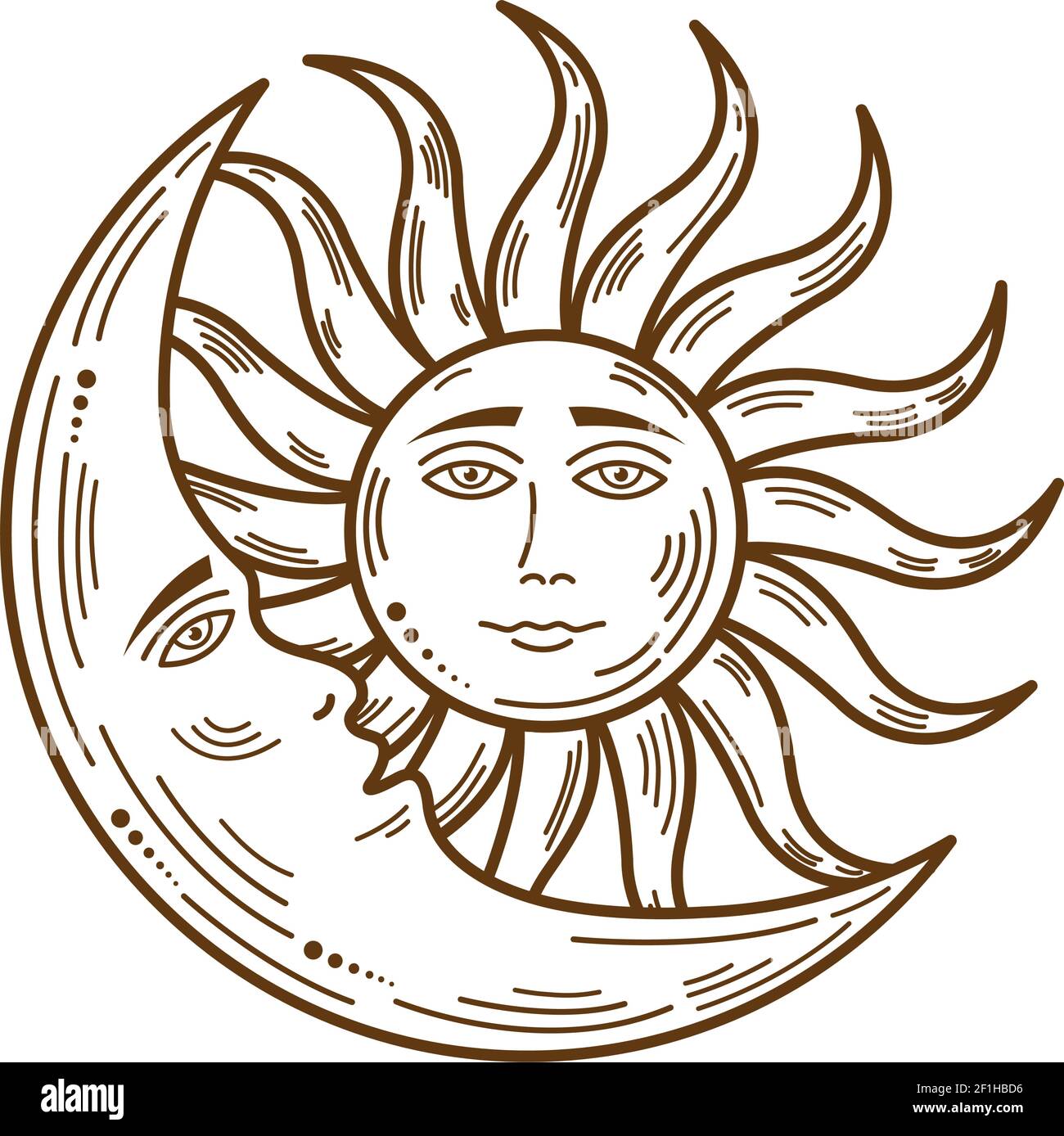 moon and sun Stock Vector Image & Art - Alamy moon-and-sun-stock-vector-image-art-alamy
