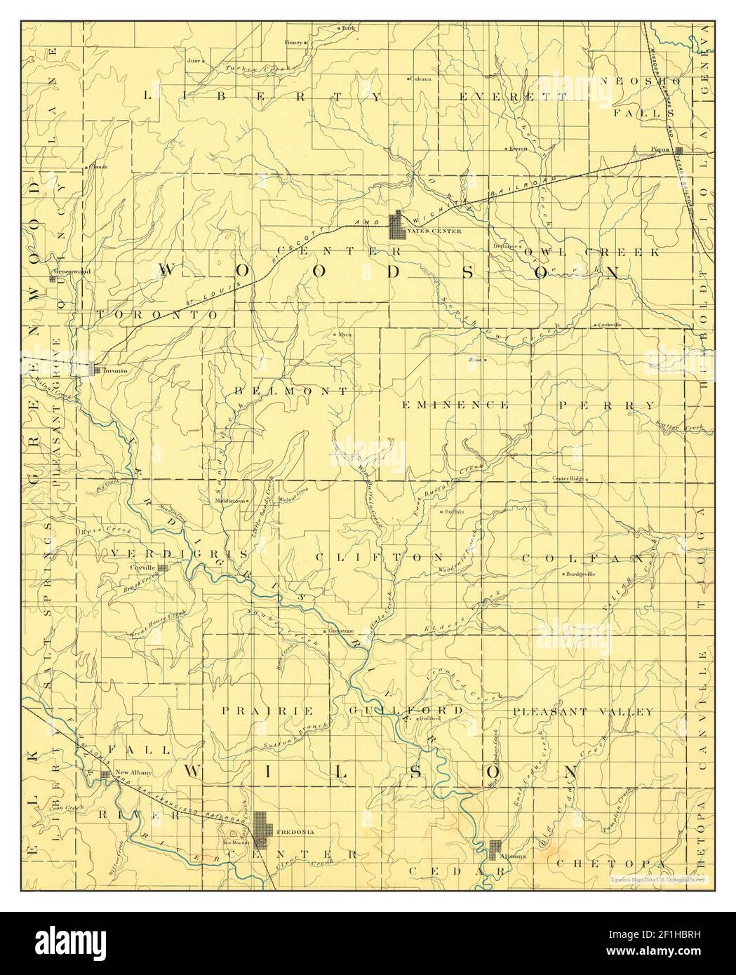 Map of fredonia hires stock photography and images Alamy