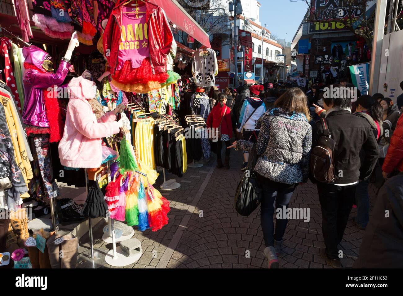 Fashion clothing boutique on Takeshita Street, Takeshita Street is a