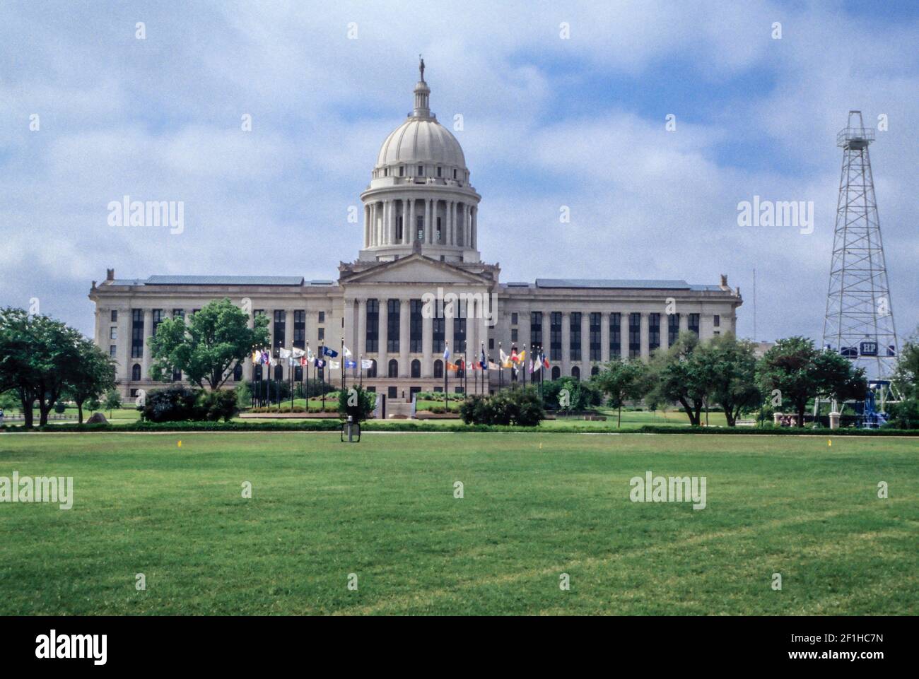 Oklahoma City, Oklahoma, USA.  State Capitol Building. Stock Photo