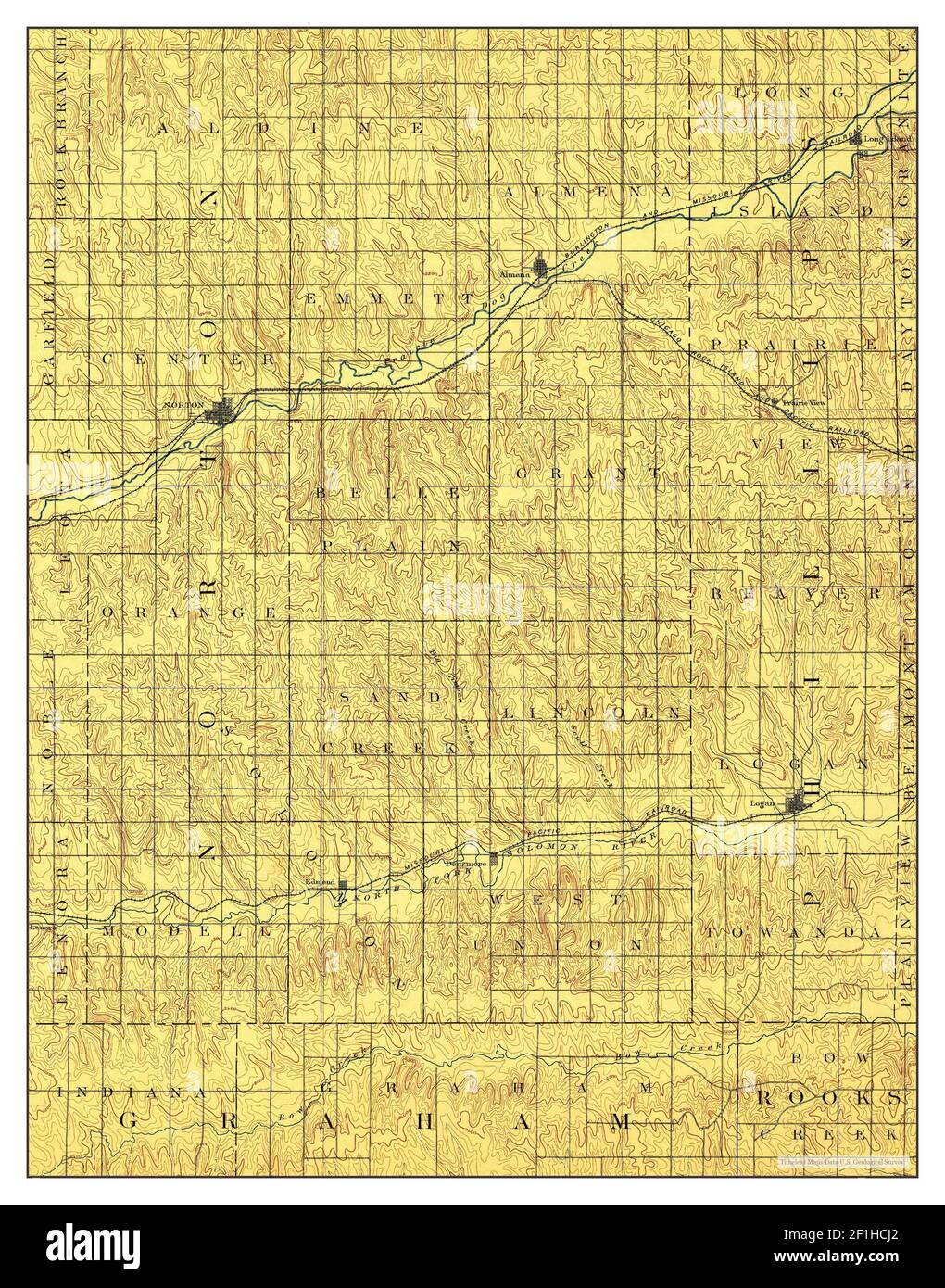 Norton, Kansas, map 1893, 1125000, United States of America by