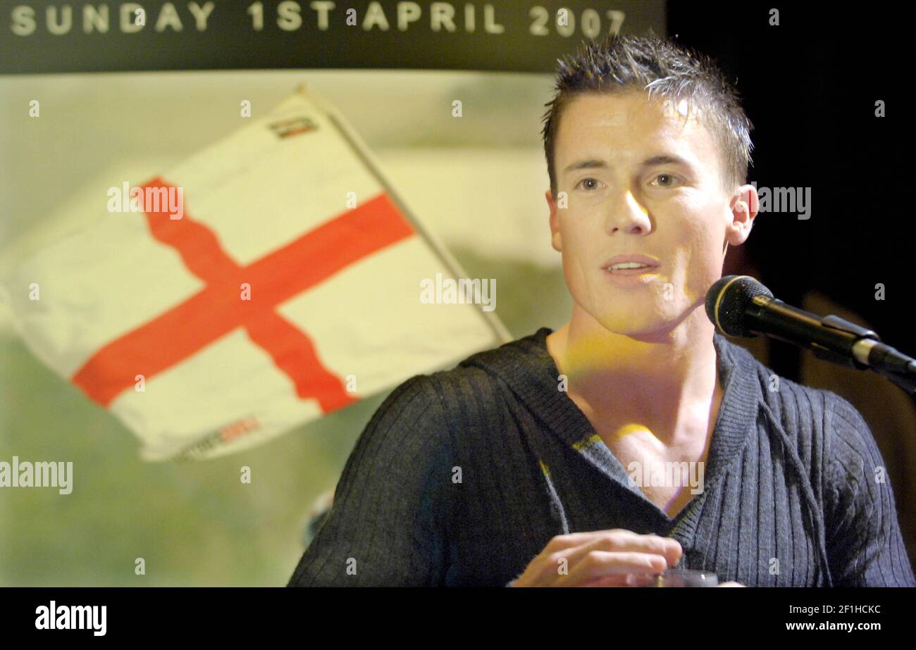 World Superbike rider James Toseland playing with his band in london 8/3/2007 PICTURE DAVID ASHDOWNJames Toseland Stock Photo