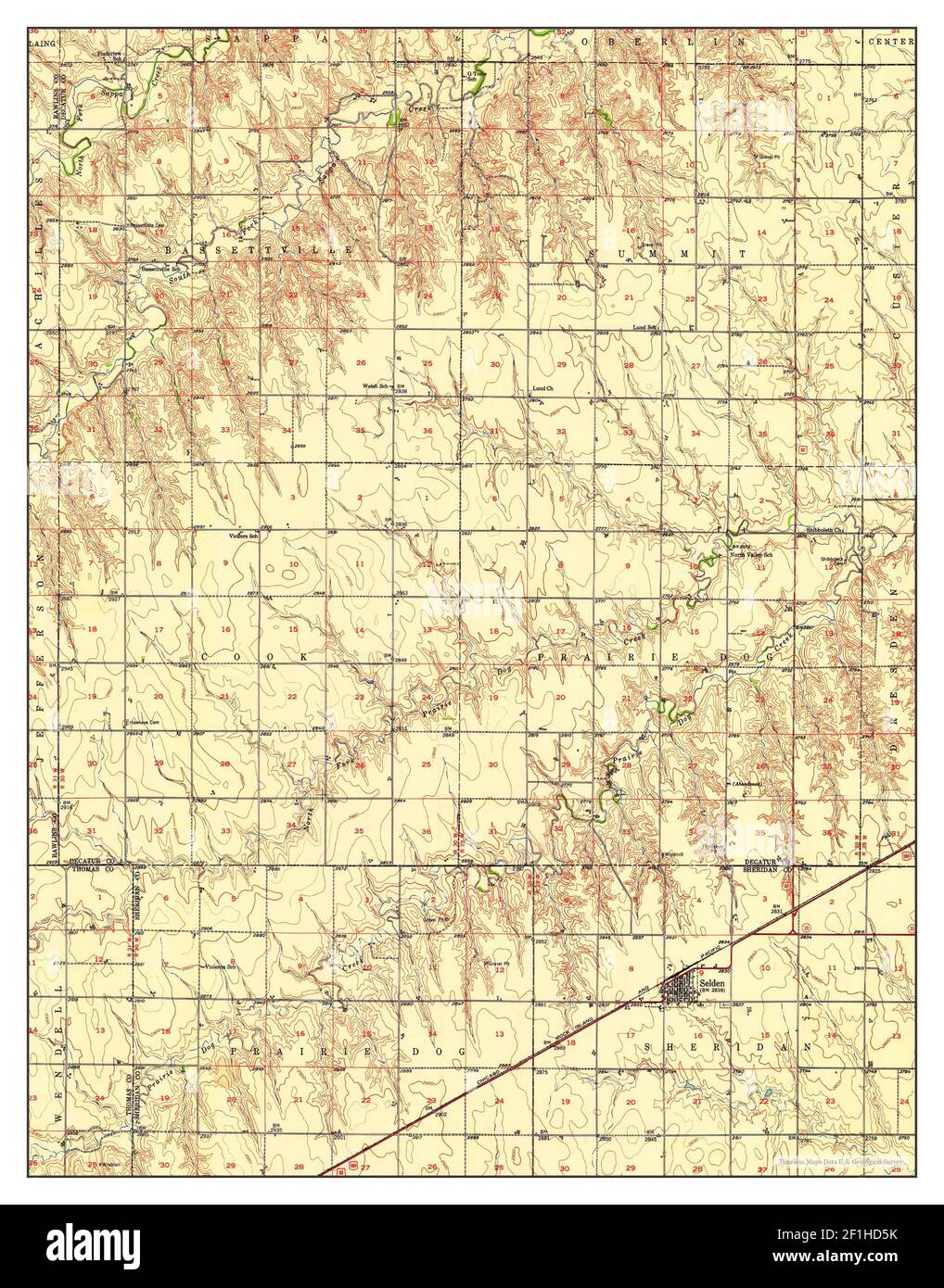 Selden kansas map Cut Out Stock Images & Pictures Alamy