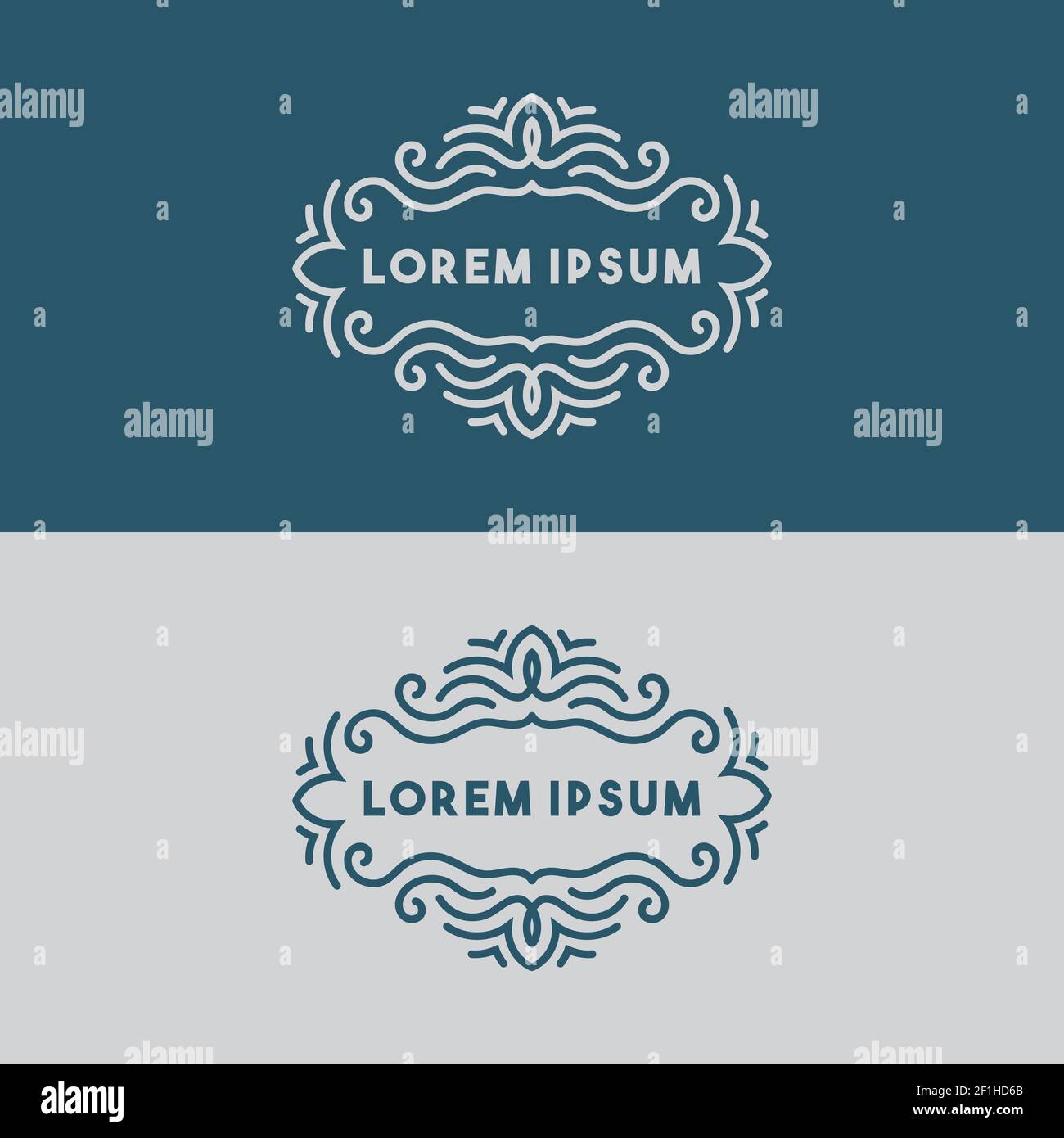 Elegant Mandala Frame dark and bright background Stock Vector
