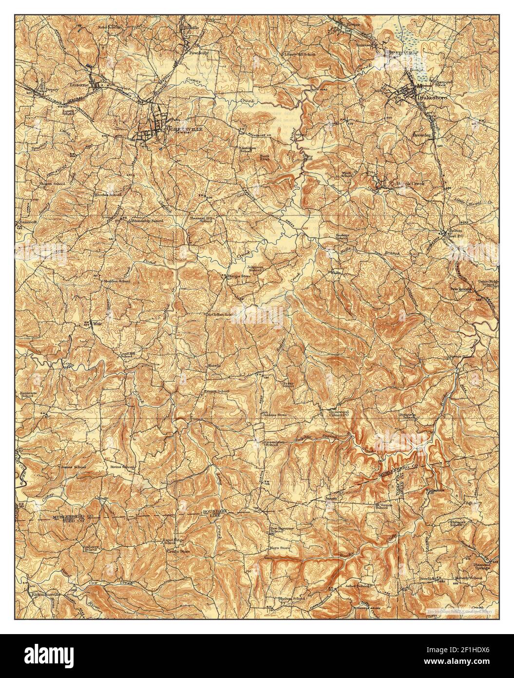1913 kentucky map Cut Out Stock Images & Pictures Alamy
