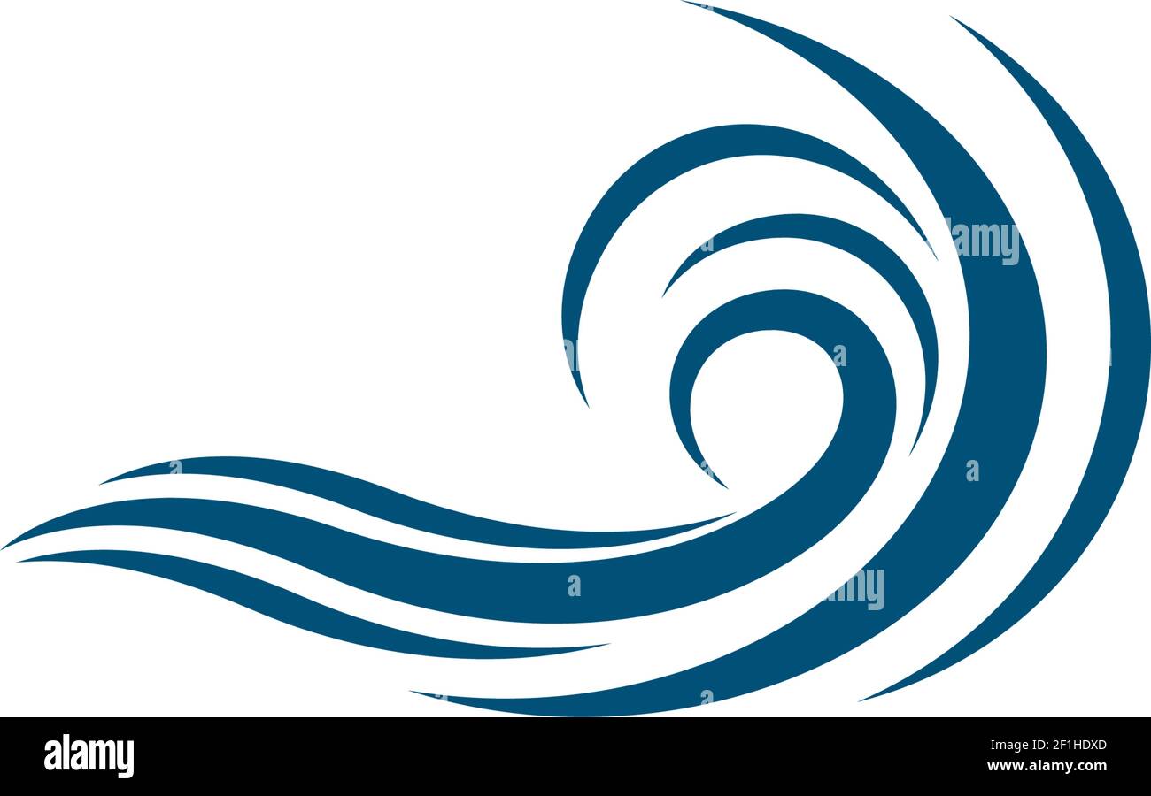 Water wave logo vector icon illustration design Stock Vector Image ...